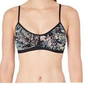 Tyr Solid Trinityfit Bikini Top NWT Black Multi Medium